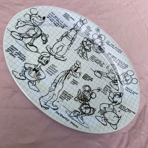Disney Sketchbook Oval Serving Platter
